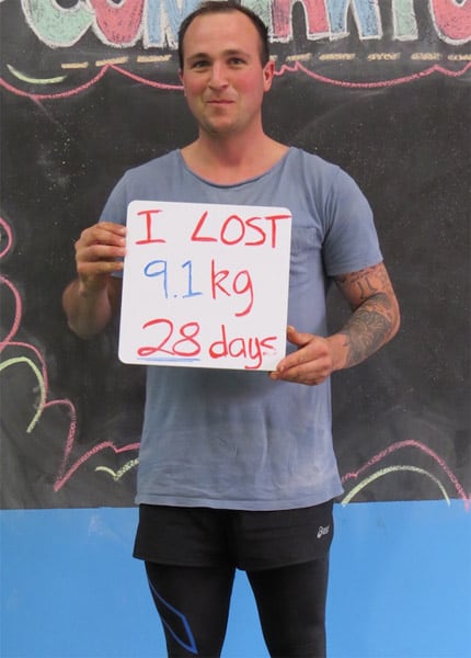 Lost 9.1kgs in 28 days